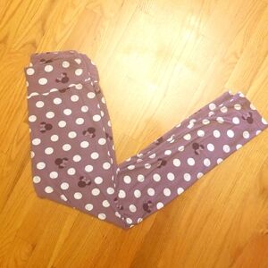 Limited edition Lularoe OS minnie mouse leggings